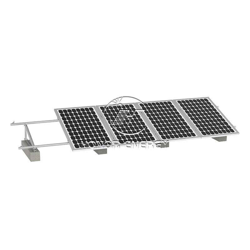 Hormigoizko aluminiozko eguzki muntatu laua