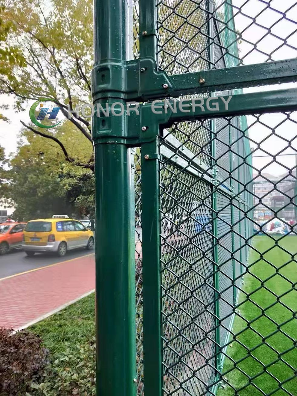 Chainlink Solar Fence