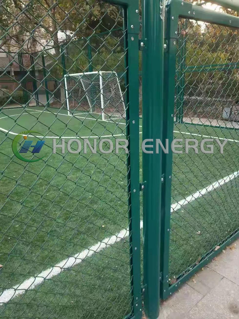 Chainlink Solar Fence