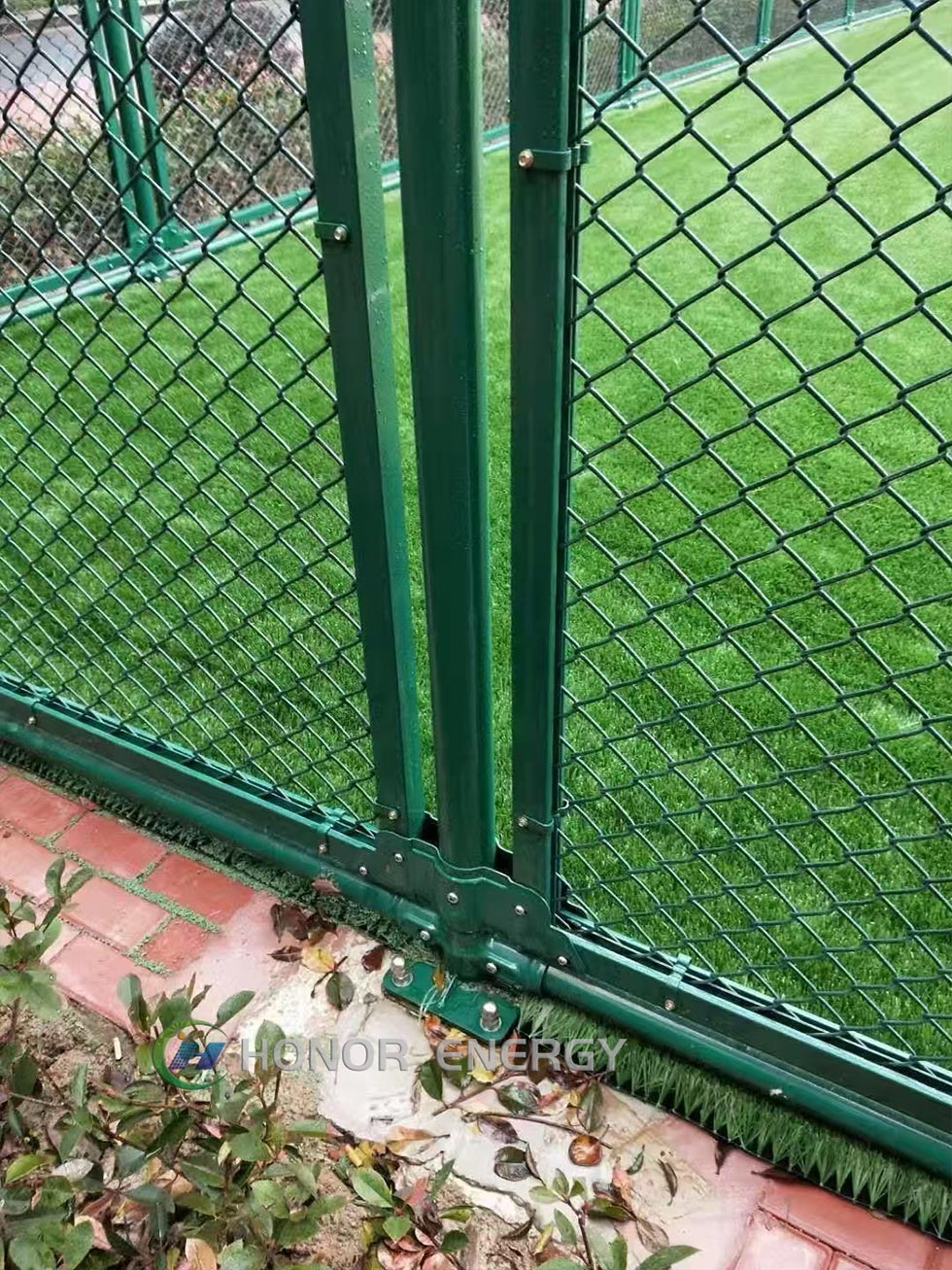 Chainlink Solar Fence