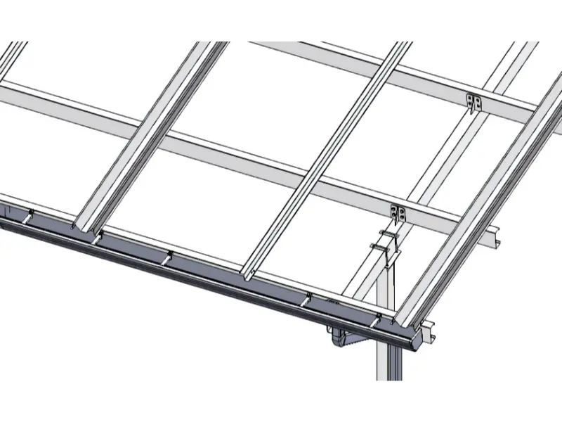 PV Horizontal Waterproof Rail