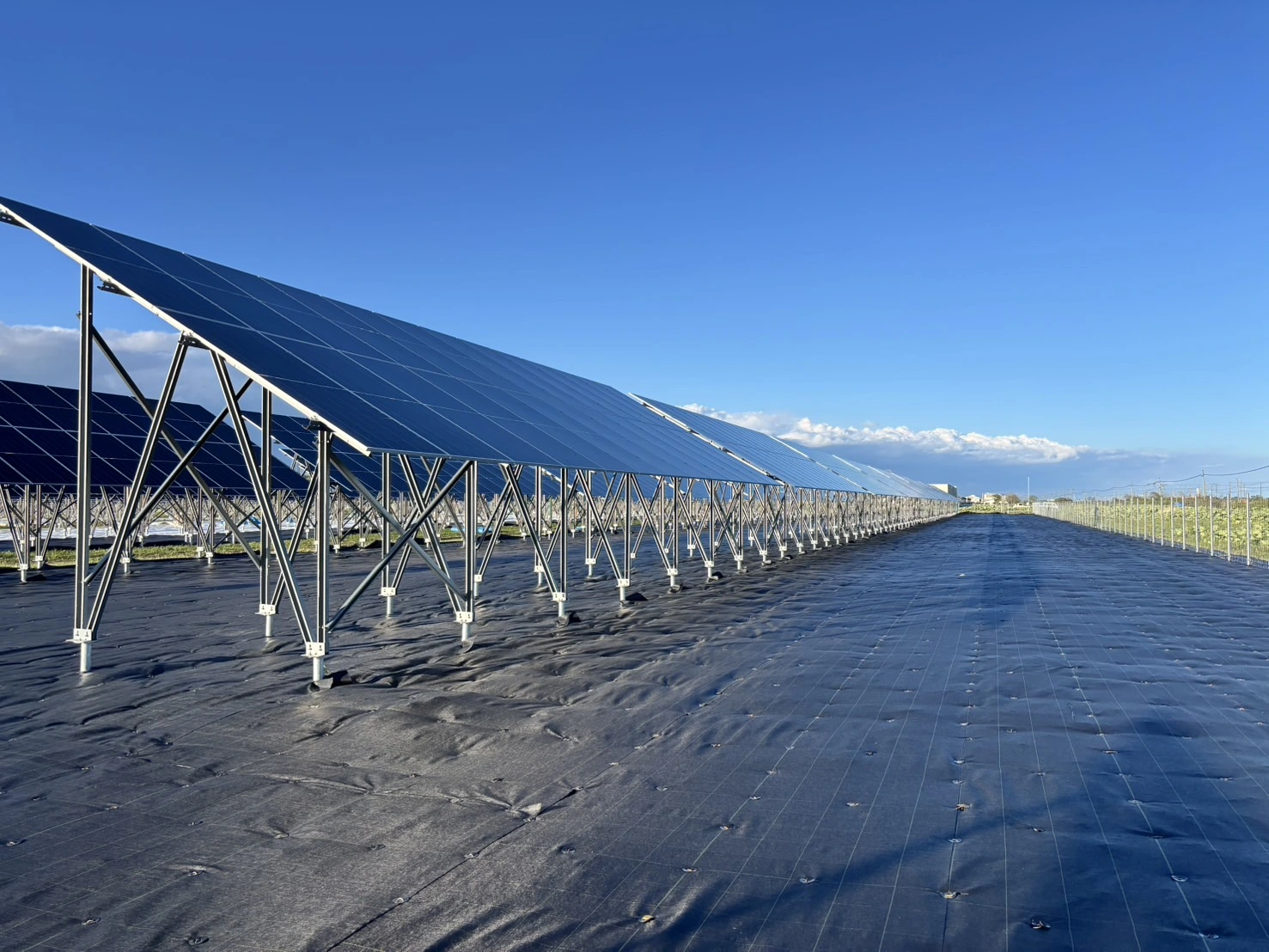 Aluminum Greenhouse Solar Farmland Mount