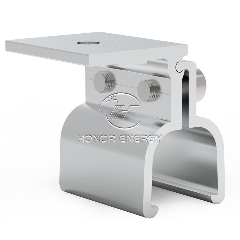 Eguzki-klip-erlojua metalezko teilaturako