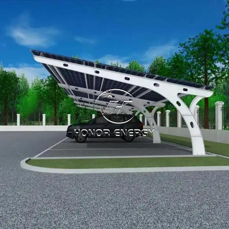 Altzairua eta mota solar Carport Mount