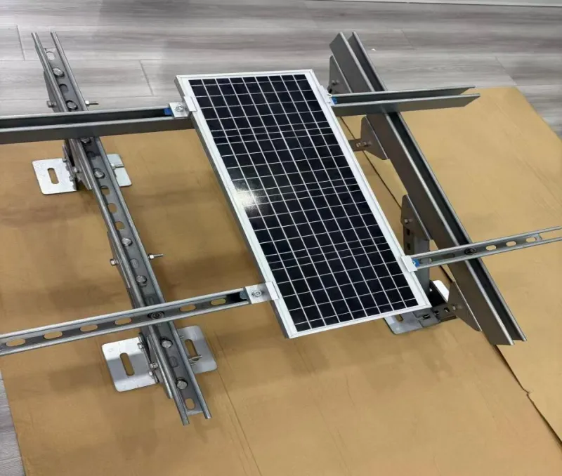 U Rail Solar Steel Lurrean Muntatzeko sistema